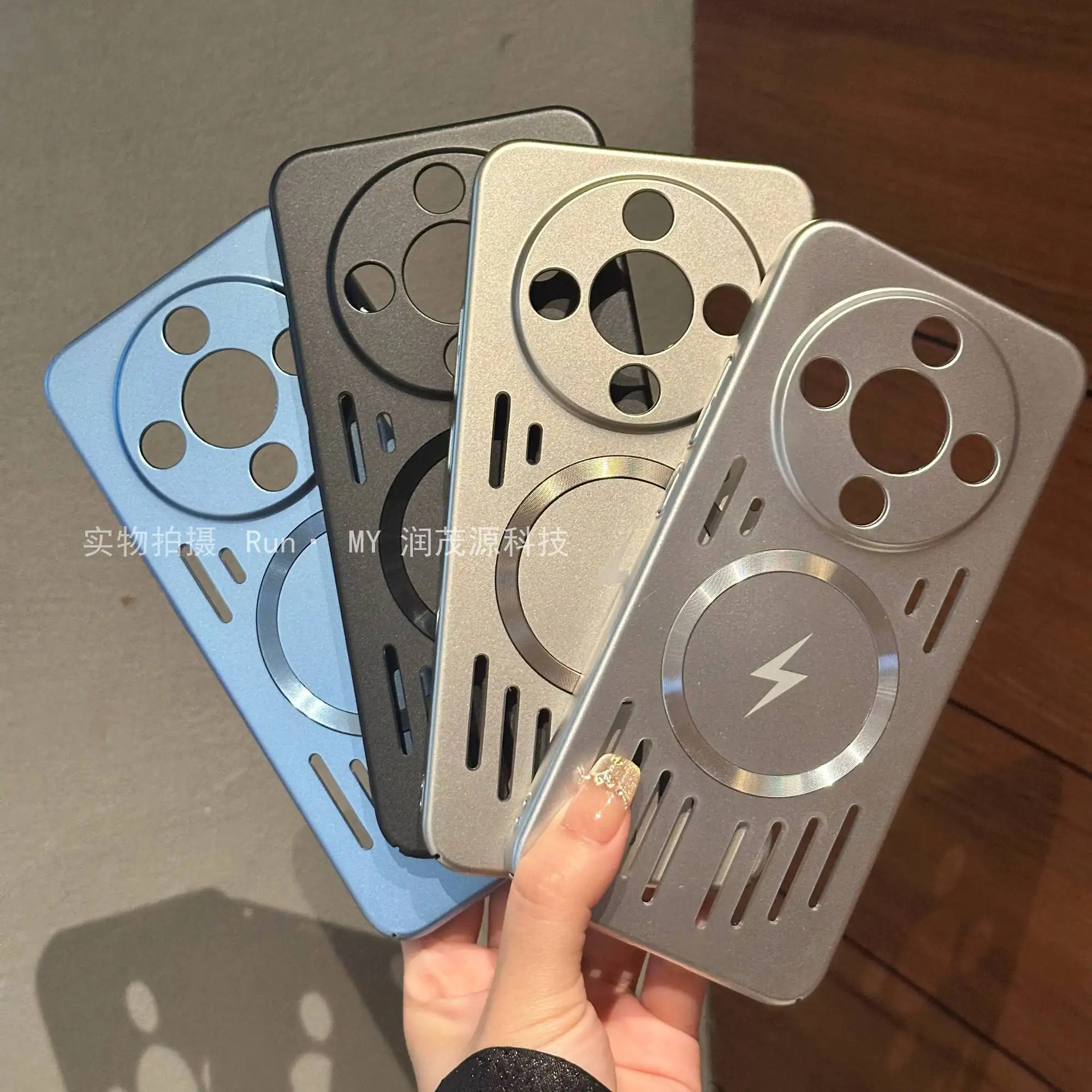 Para Honor X9D funda lujosa diseño trasero magnético para disipación de calor para Honor X70 parachoques resistente a caídas y a impactos - imagen 2