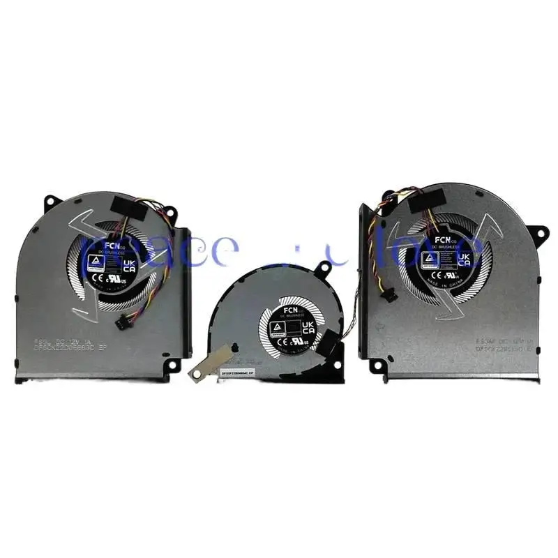 Nuevo ventilador de refrigeración GPU para CPU de ordenador portátil para ASUS ROG Strix G16 G614JI G614JJ G614JI13980 G614JV13650 G634J G634JY13980 enfriador DC12V 5V - imagen 4