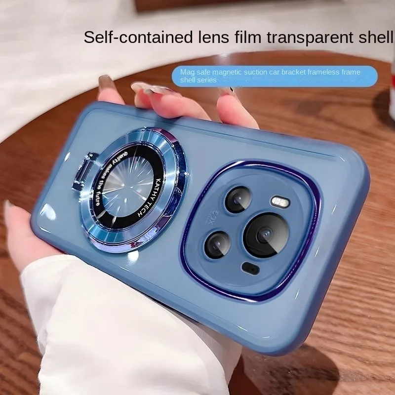 Funda trasera protectora para Huawei Honor Magic 6 5 4 Pro, funda transparente suave con anillo, lente magnética, Magic 6 5 Lite