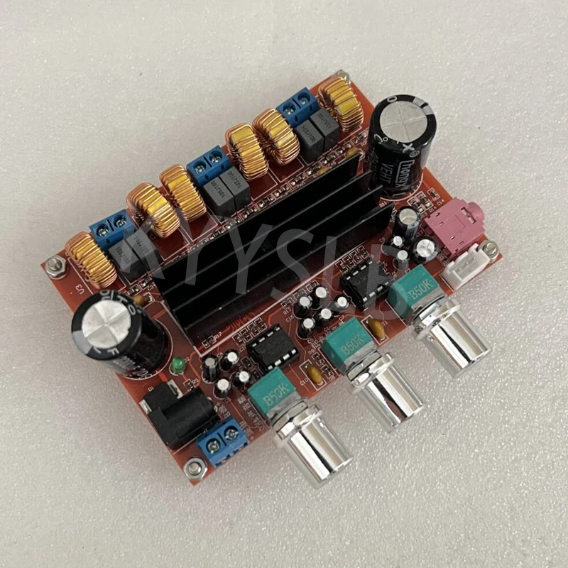 KYYSLB 100W + 5*50W 2,1 Placa amplificadora HIFI de alta potencia Audio en casa TPA3116D2 Amplificador Digital de sonido profesional - imagen 3