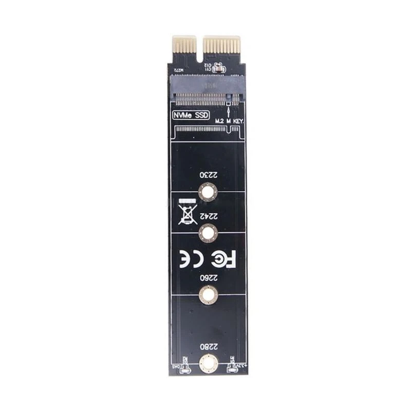 F3ke PCIe a M.2 Adaptador NVME SSD M.2 PCI-E M Clave PCIe Adaptador conector ascendente para computadora portátil 2230 - imagen 2