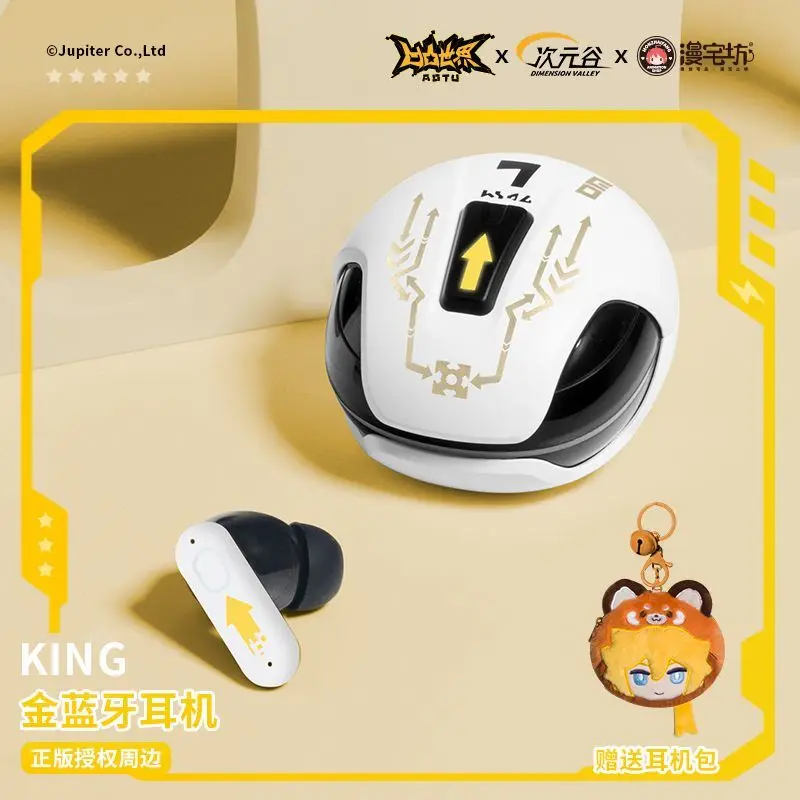 King Aotu World-auriculares inalámbricos para juego, regalo de Anime, auriculares HIFI Bluetooth 5,3, auriculares para Cosplay con cancelación activa de ruido - imagen 2