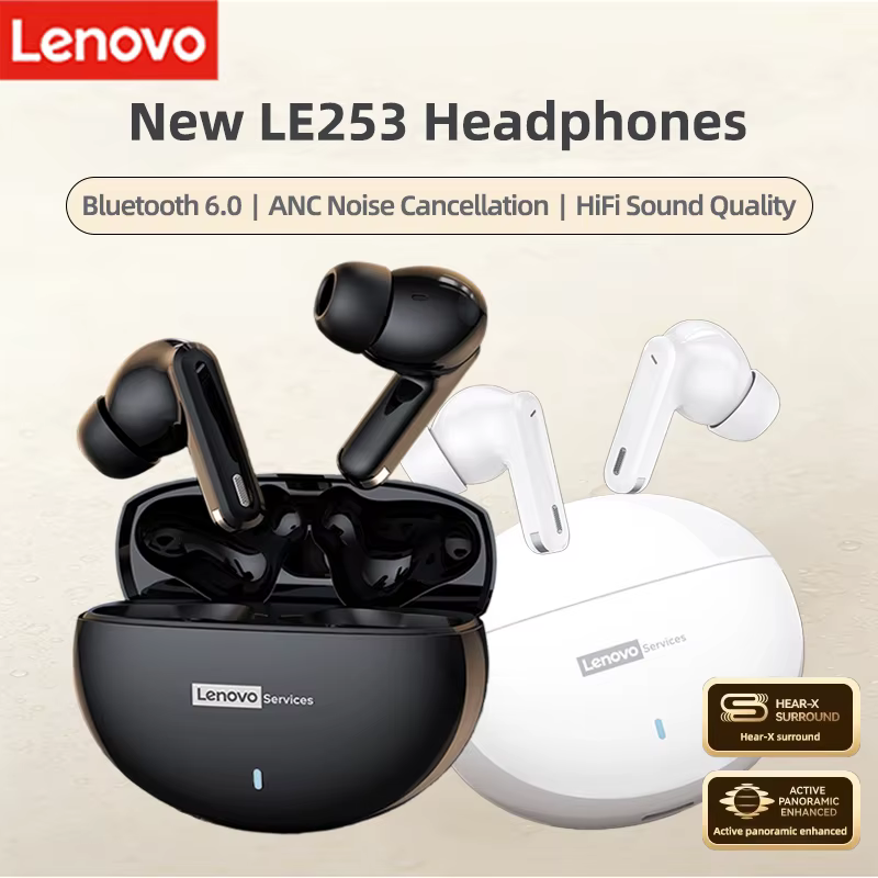 Lenovo LE253 Auriculares inalámbricos deportivos BT 6.0 ANC Micrófono - imagen 3