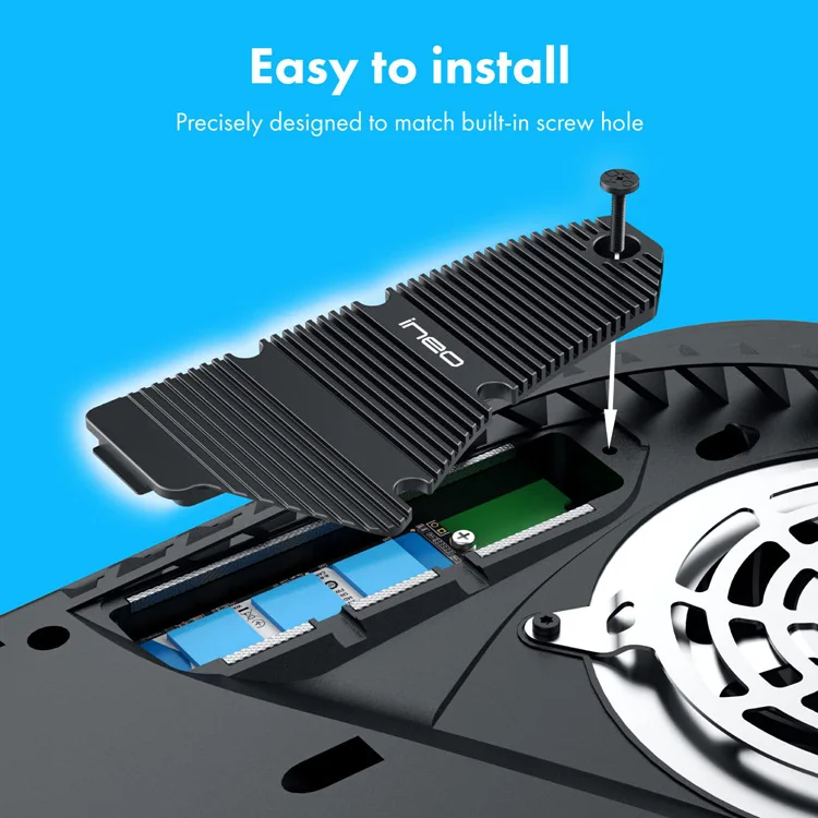 Disipador de calor para PS5 NVME M.2 SSD, unidad de estado sólido, radiador, disipador de calor, Enfriador de refrigeración para PS5 M.2 - imagen 2