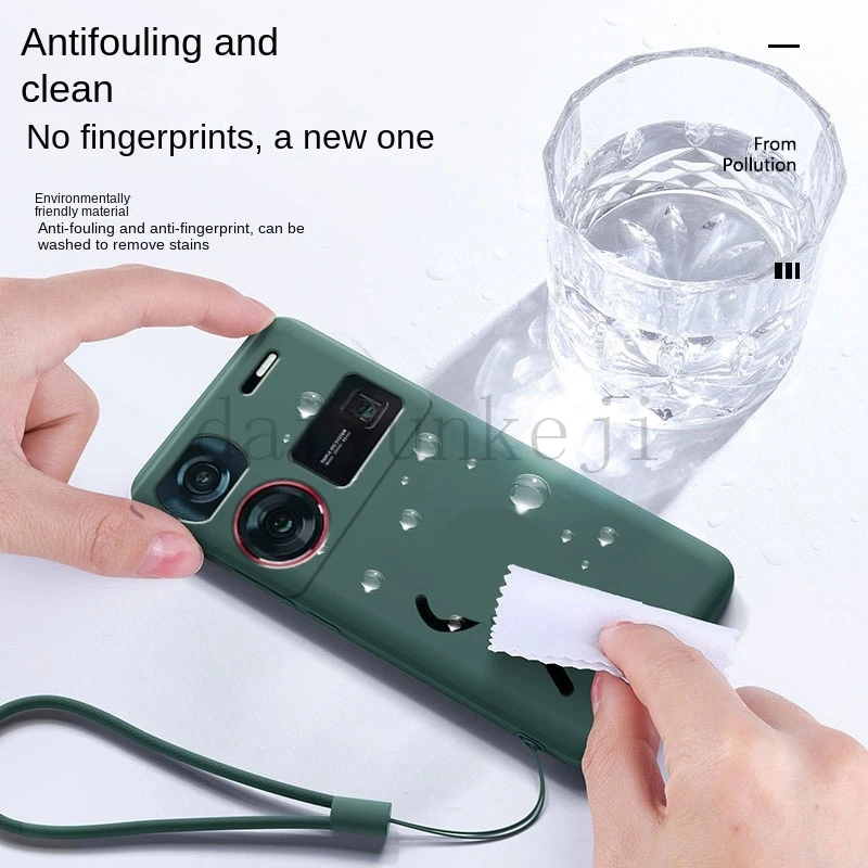 Funda de teléfono para ZTE Nubia Z60 Z70 Ultra Z60ultra Z60SPRO, funda protectora de silicona suave con película protectora de pantalla - imagen 3