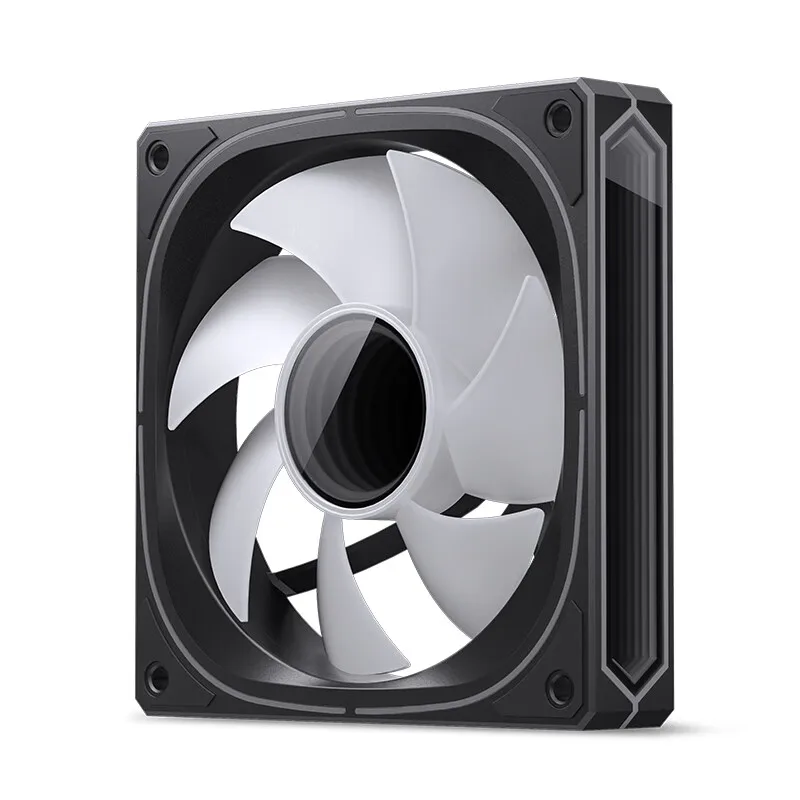 JONSBO FR-505B Blanco/Negro 120mm ventilador con cubierta 5V 3PIN ARGB Infinity Mirror Series 4PIN PWM ventilador enfriador de CPU silencioso inverso - imagen 5