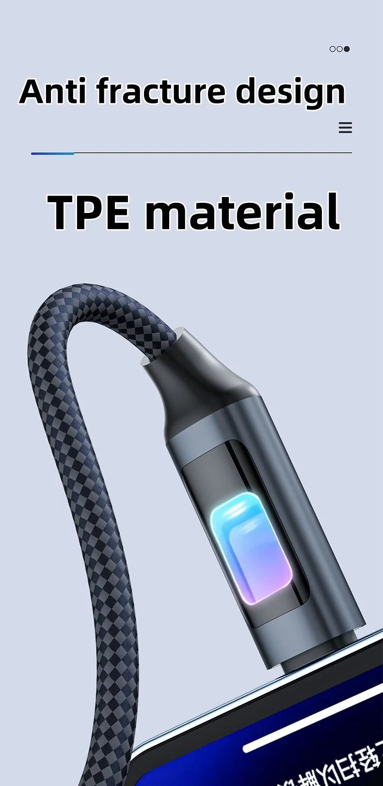 Cable USB a tipo C de 100W, Cable de carga súper rápida para teléfono, Cable de datos iPhone15/16 de 100W para Huawei xiaomi Oppo Vivo - imagen 5