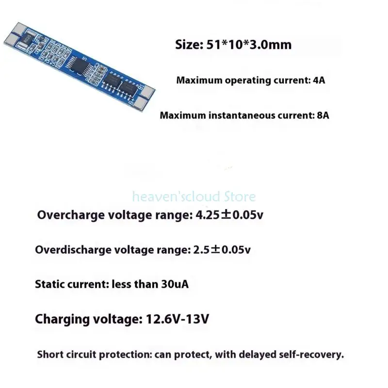 Y88B Triple Cell 12V 18650 Módulo circuito protección del cargador batería LION para sistemas iluminación LED - imagen 2