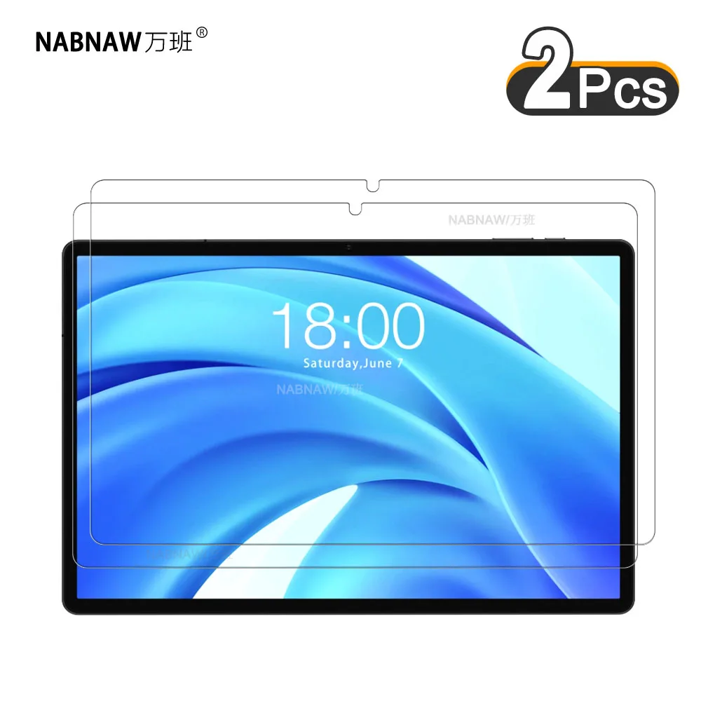 Protector de pantalla HD con revestimiento de aceite, vidrio templado a prueba de arañazos para Teclast T50HD, película antidaños, 11 pulgadas, 2 unidades - imagen 2