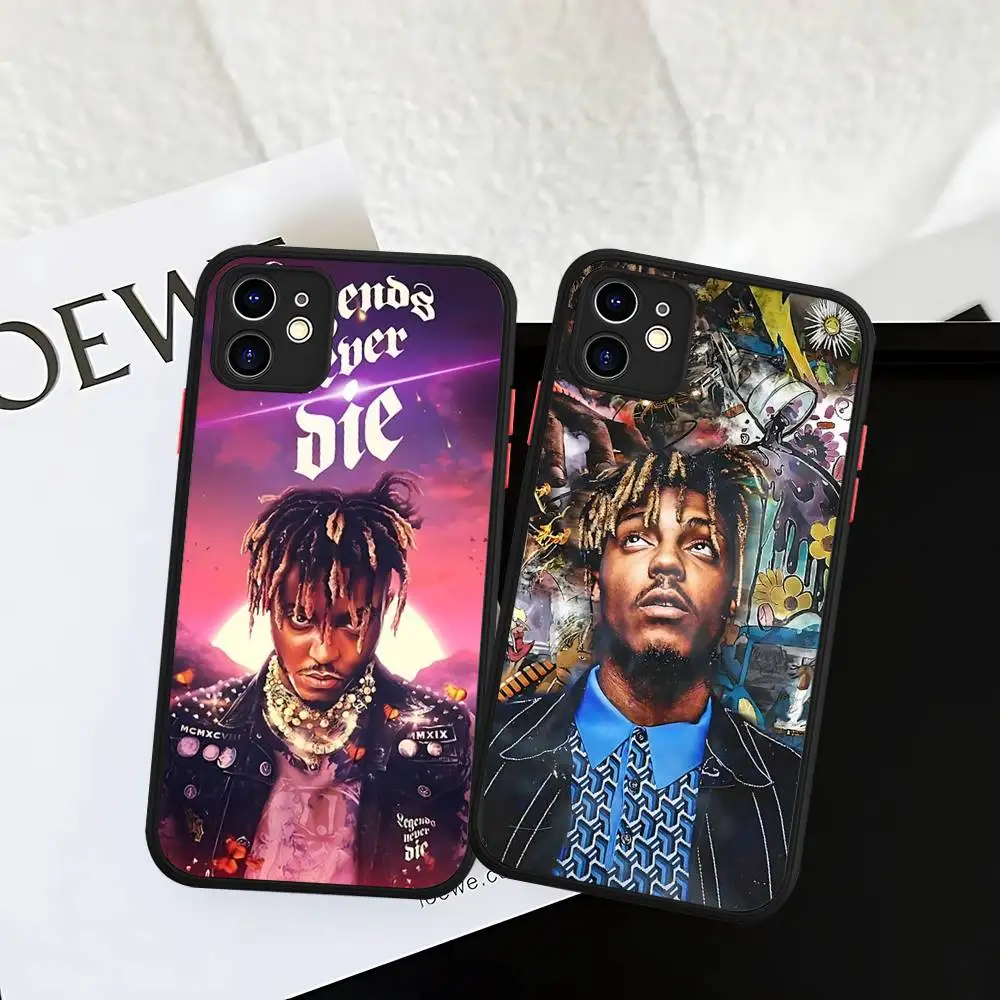 Juice Cool Singer WRLD funda de teléfono para IPhone 14 X XR XS 7 8 Plus 11 12 13 Pro MAX 13mini funda mate a prueba de golpes