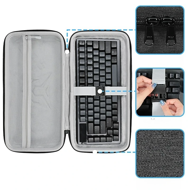 Funda para teclado portátil para bolsa protectora de teclado Nuphy Air75 /Air60 - imagen 3
