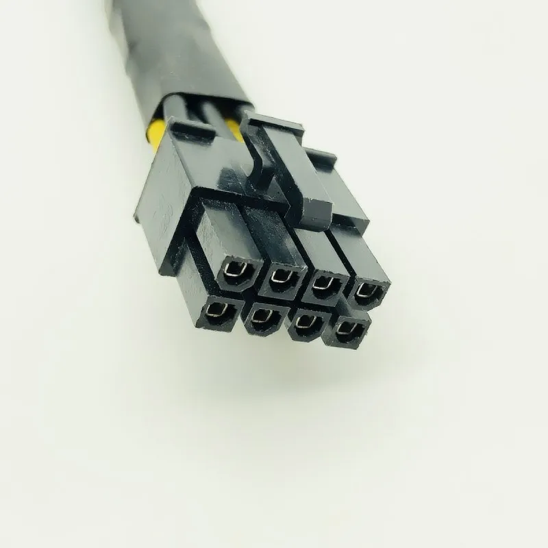 Cables de alimentación modulares CPU de manga negra de alta calidad 8PIN 4 + 4PIN Cable de alimentación de 8 pines a 8 pines para OCZ ZT/Great Wall 63CM 16AWG - imagen 2