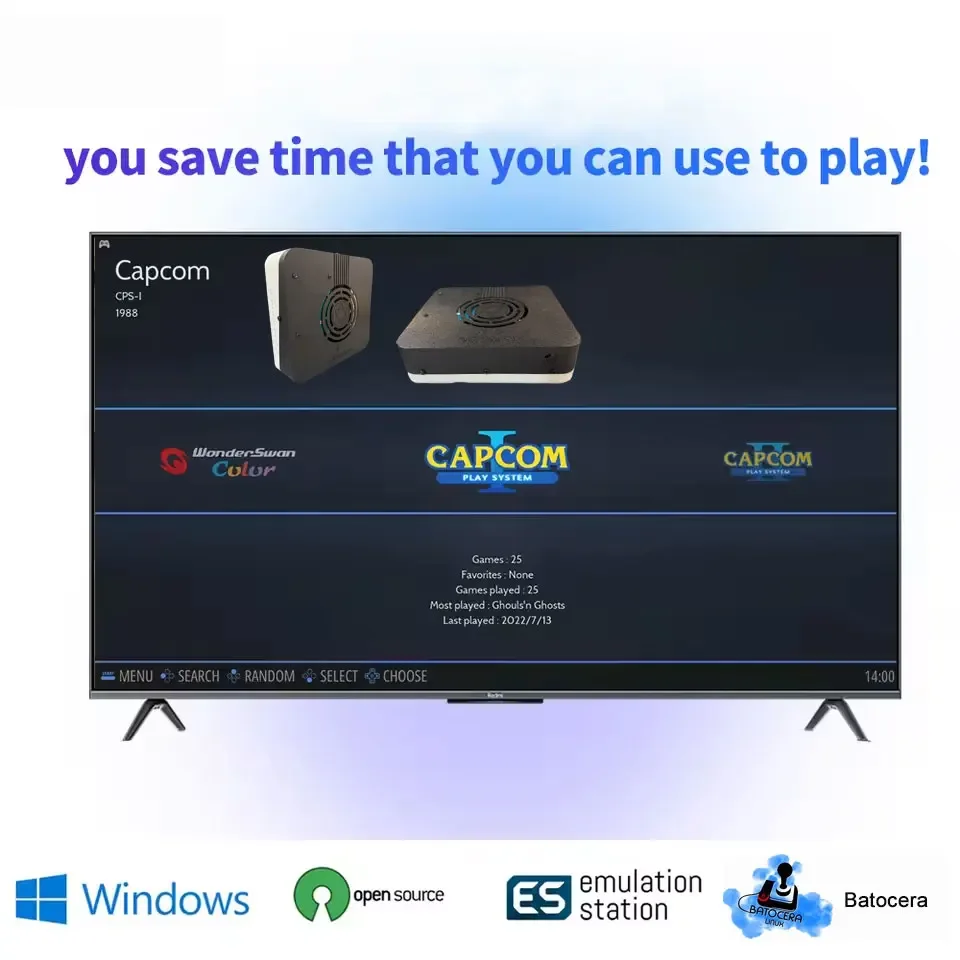 Super consola X3 Plug and Play en TV I3-3110M consola de juegos 2T HDD 70000 + juegos para Wii PS2 N64 PSP GameCube N64 mango inalámbrico - imagen 4