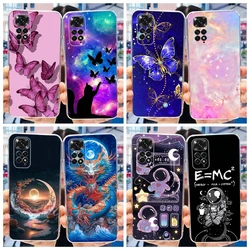 Funda Xiaomi Redmi Note 11 Silicona – Diseño Mariposa Dragón