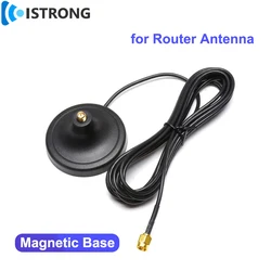 Antena magnética 4G/5G para router con conector SMA