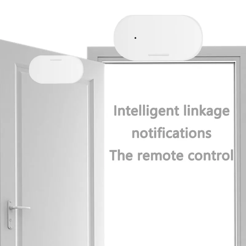Tuya-Sensor inteligente de ventana y puerta de casa, Detector abierto y cerrado, Control por aplicación Smart Life a través de Alexa y asistente de Google Home - imagen 3