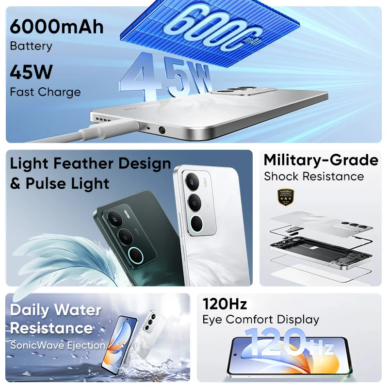 realme C71 Smartphone Global Version 4G 6.67" 120Hz Display 6000Mah Battery 45W Charge 50MP Camera Unisoc T7250 Chipset NFC IP64 - imagen 2