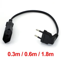 Cable IEC C14 a Schuko 90° para UPS y PDU