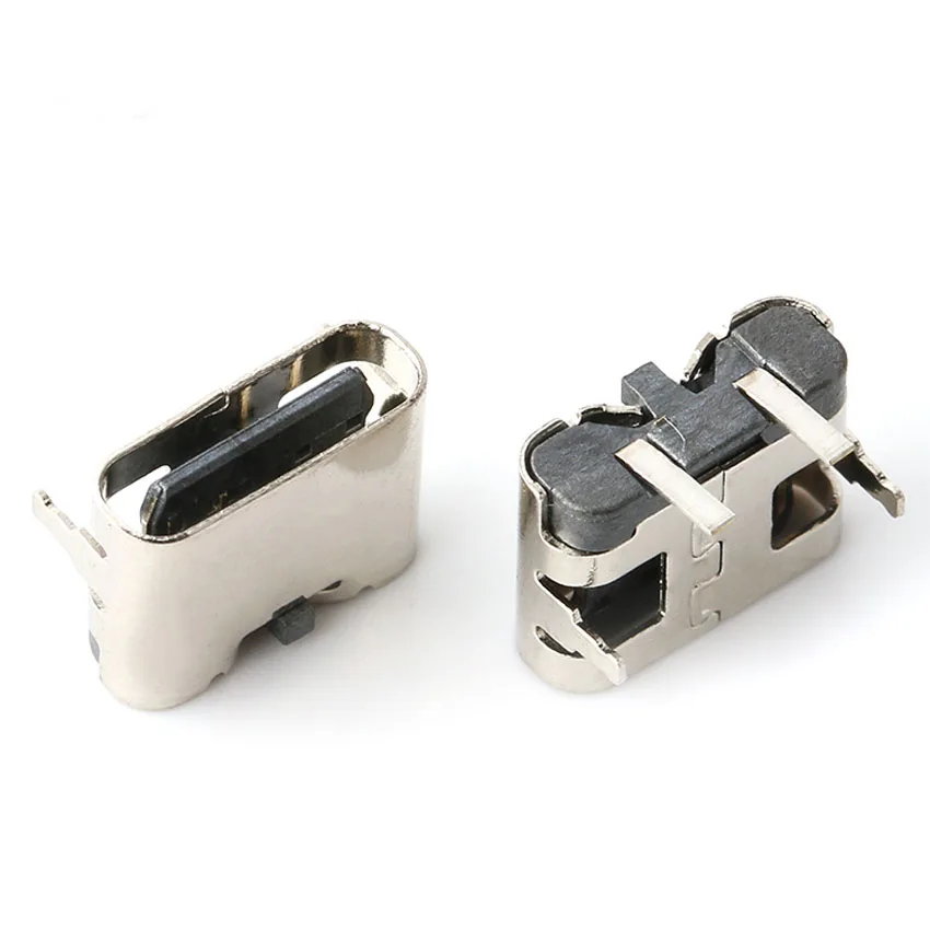 Conector Micro USB 3,1 tipo C 2 pines 2p hembra para teléfono móvil, puerto de carga, toma de corriente H 6,5 MM, 1 a 10 unidades - imagen 4