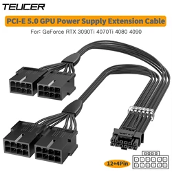 Cable Extensión PCIe Macho-Hembra para GPU Gaming RTX