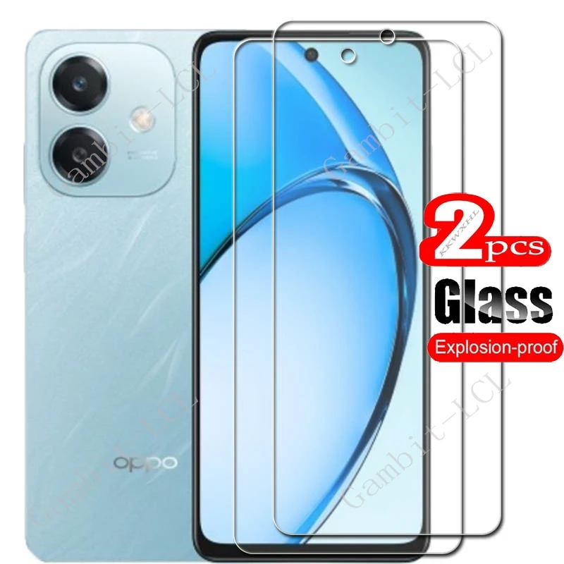 2 uds HD para OPPO A3x 4G cubierta protectora de vidrio templado en OPPOA3x4G OPPOA3x 5G KK CPH2681 Protector de pantalla película transparente