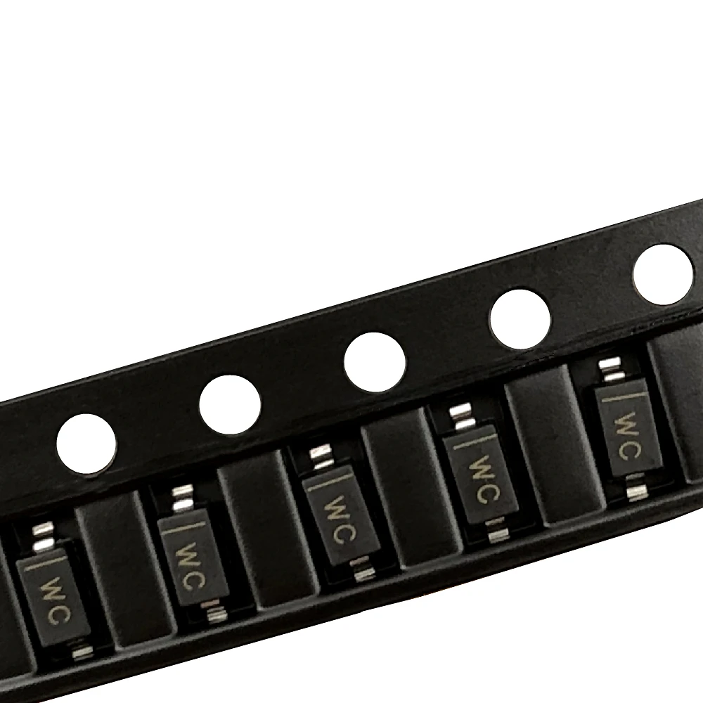 (100 uds) BZT52C7V5 (WC de marcado) SOD-123 SMD 1206 diodo estabilizado de voltaje 7,5 V - imagen 2