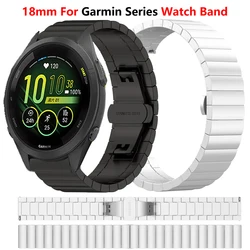 Correa Acero Inoxidable 18mm Garmin Venu 3S/Forerunner 265S/Huawei Watch GT5