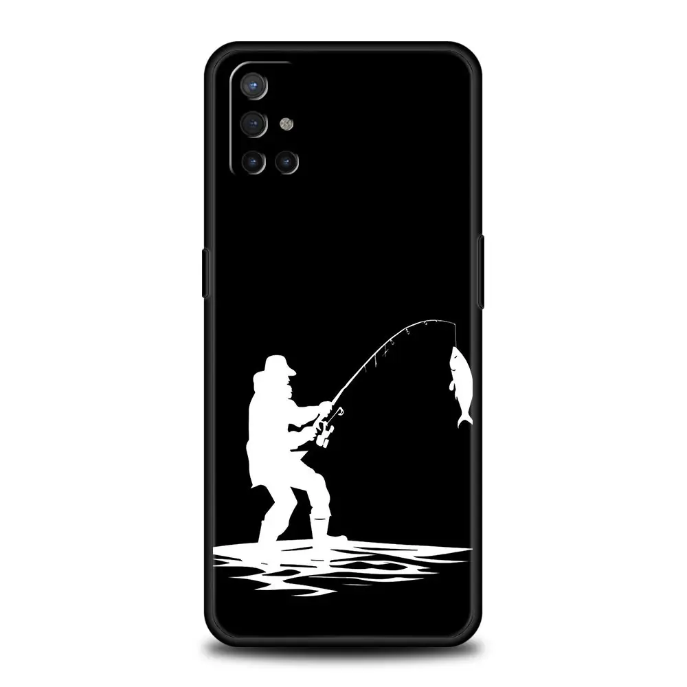 Funda de teléfono con latido del corazón de pesca para OnePlus 15 13 12 11 10 9 8 13T 10T 7T Pro 13R 12R 9RT 8T Nord 4 N200 2T CE 2 3 5G Lite - imagen 2