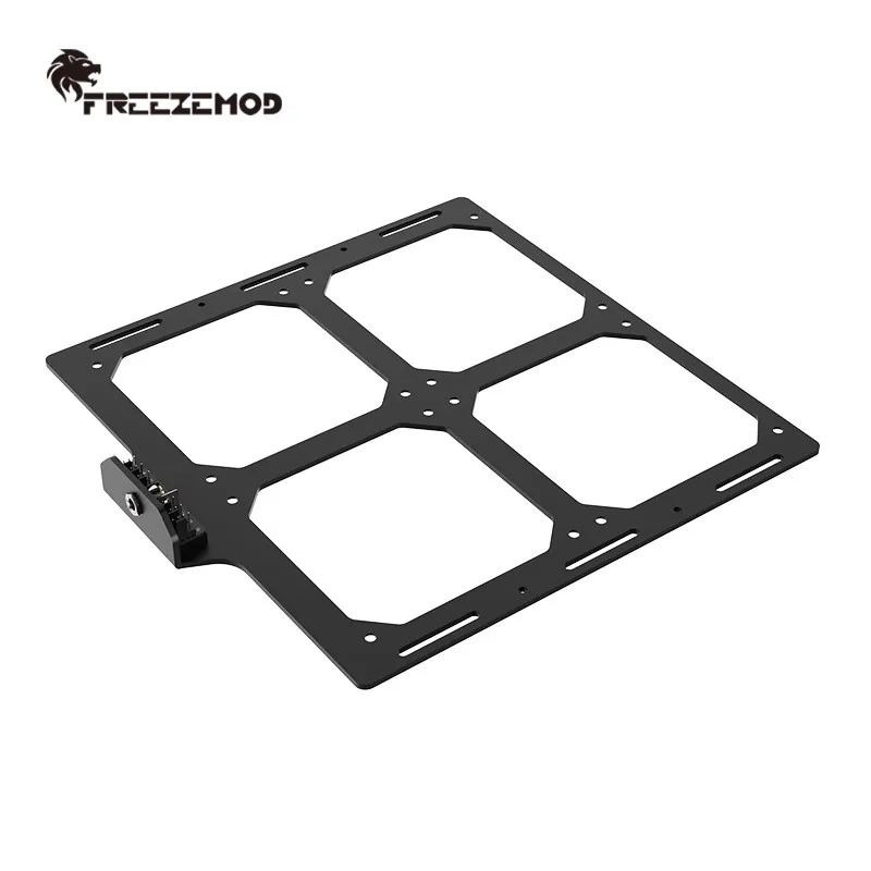 FREEZEMOD Soporte de refrigeración por agua Soporte de aleación de aluminio para radiador 2X240 con puerto CC - imagen 4
