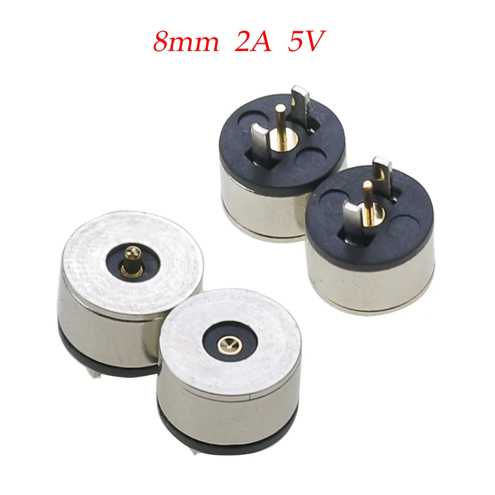 Conector magnético Pogo Pin, sonda de carga de energía de 2 pines, macho, hembra, 10A, 2A, 5V, 12V CC, conector con resorte de carga magnética - imagen 2