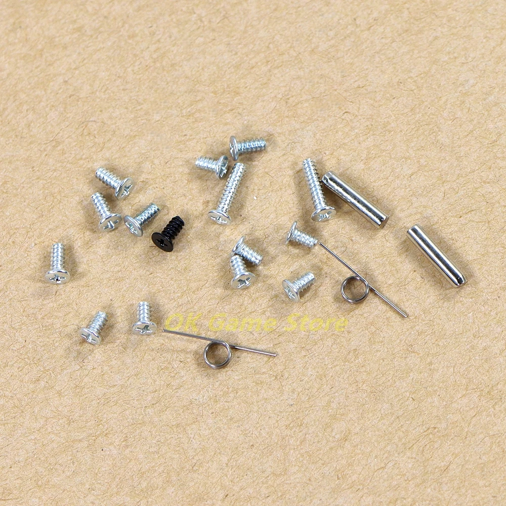 1 Juego de tornillos de juego completo + resortes L R + accesorios de Metal pequeños para Nintendo DS NDS Lite NDSL - imagen 4