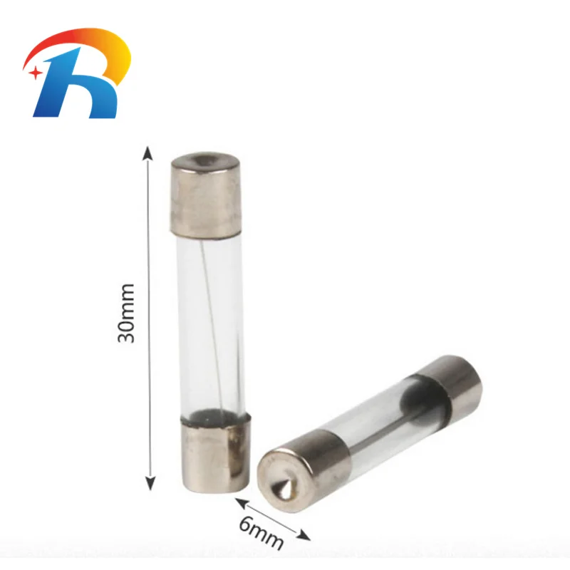 Fusible de vidrio de 6x30mm, 100 piezas, fusible rápido F 0.1A 0.2A 0.5A 1A 2A 3A 3.15A 4A 5A 6A 6.3A 7A 8A 10A 12A 15A 20A 25A 30A 250V - imagen 4