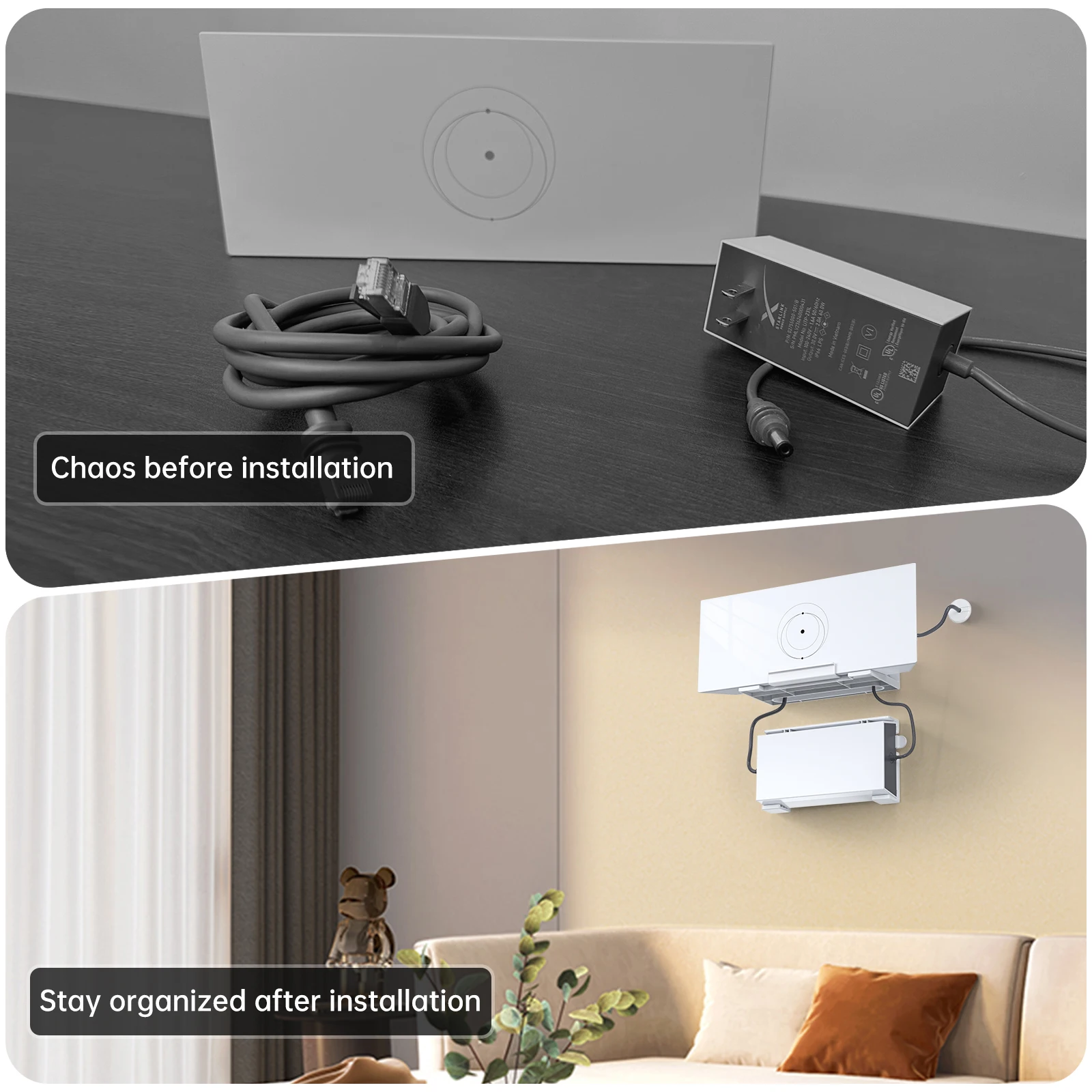 EDUP SK0033 Soporte StarLink para Starlink Standard Gen3 WiFi 6 Router StarLink soportes de fuente de alimentación soporte integridad de señal - imagen 3