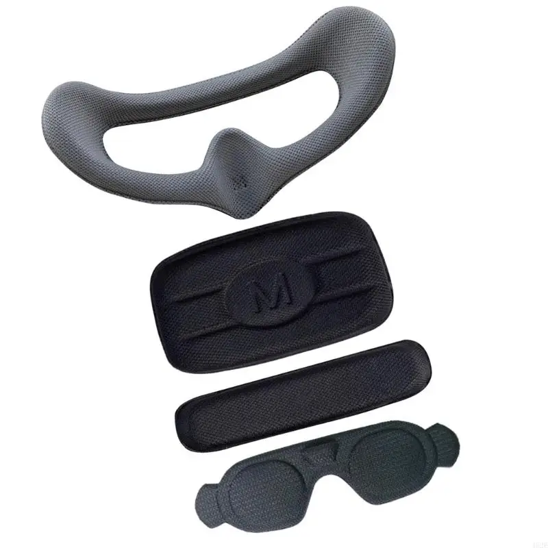 1 Juego funda protectora silicona para gafas, almohadilla para ojos espuma esponja a prueba polvo, cubierta para lentes, almohadilla juego 3 - imagen 4