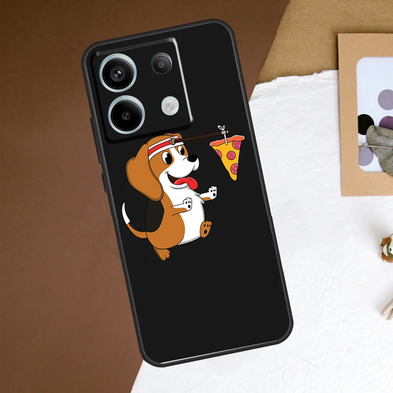 Funda de dibujos animados de perro Beagle para Xiaomi Redmi Note 13 12 11 14 Pro 11S 12S Redmi 15 13 10 10C 12C 13C 14C 15C - imagen 4