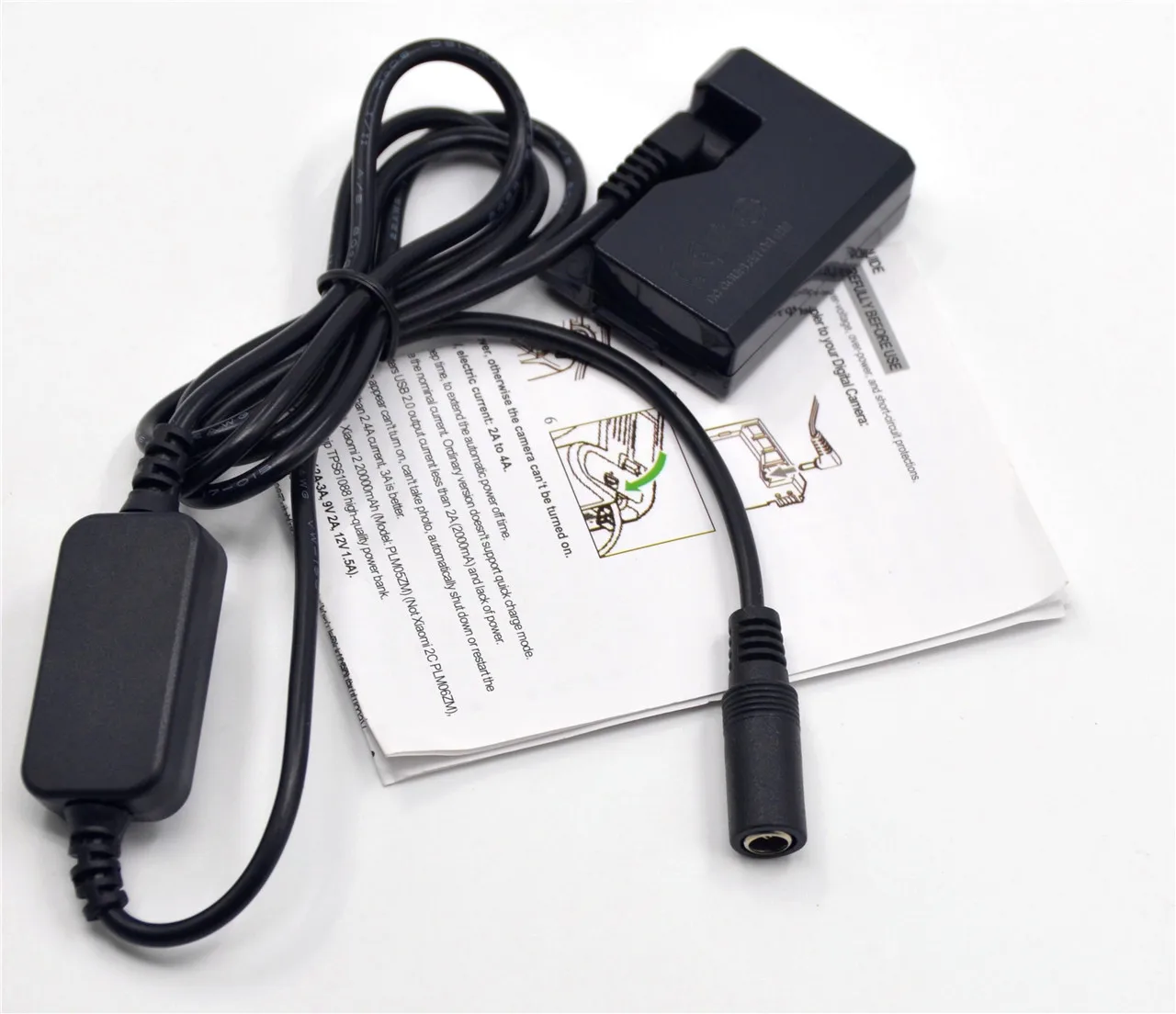 El acoplador de corriente continua DR - e10 de batería falsa LP - e10 y el cable antihipertensivo 12v - 24V están disponibles para la Cámara Canon EOS 2000d 1300d 1500d Kiss x50 x70 x80 x90 t6 T7 - imagen 5