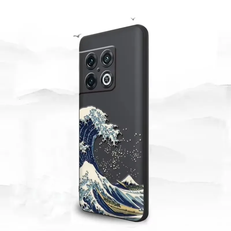 Para Funda One plus Oneplus 13 12 11 10 9 Pro 9R 9RT 10T 10R 10Pro Oneplus13 Funda negra de silicona suave para hombres y mujeres - imagen 4