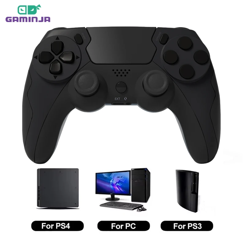 Gamepad inalámbrico GAMINJA P48 con controlador de juego giroscopio de seis ejes para consola PS4 PS3 gana 7 8 10 Joystick de PC de doble vibración - imagen 2