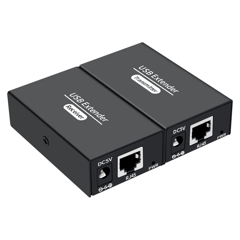 Extensor USB 2,0 de 120M sobre Ethernet, Cable RJ45 Cat6, extensión UTP, 4 puertos USB 2,0, divisor Hub para teclado, ratón, impresora, disco U - imagen 3