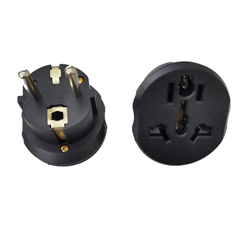 Nuevo estilo, convertidor adaptador de enchufe europeo, enchufe Universal, enchufe de pared de alta calidad AC 16A 250V AU US UK CN a adaptador de viaje de la UE - imagen 4