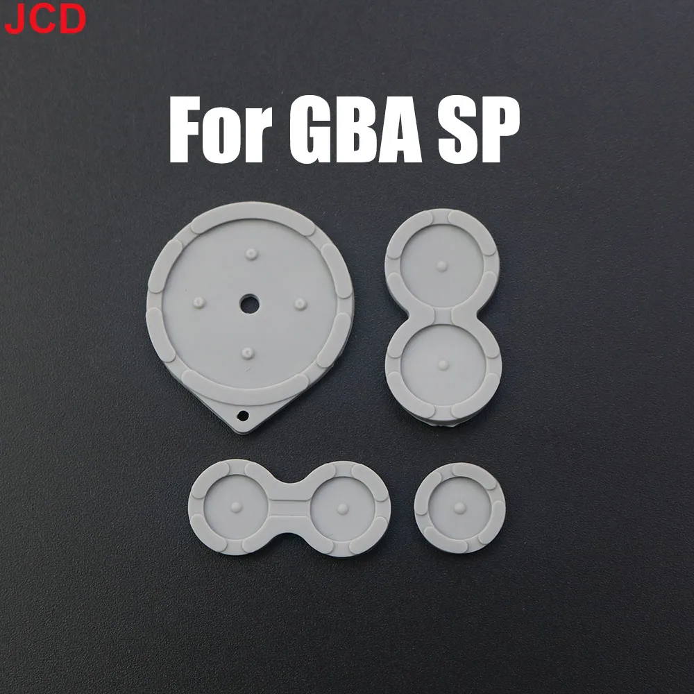 JCD 1 Juego de botones conductores de goma para Game Boy Classic GB GBA GBC GBP GBA SP GBM teclado con almohadilla de silicona A-B botón D-pad - imagen 4