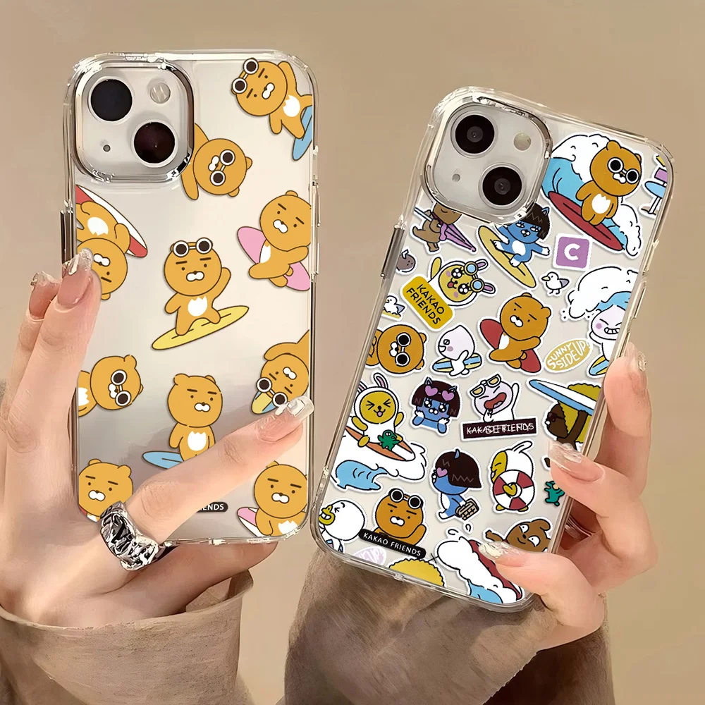 Funda de teléfono con dibujos animados de K-KAKAO F-FRIENDS para Xiaomi Mi 15 14T 14 12T 11T 11 Lite Poco X7 X6 F5 F6 X5 X4 X3 GT Pro 4G 5G - imagen 2