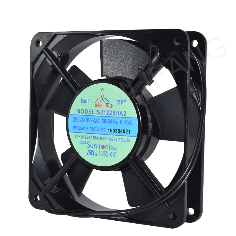 Ventilador de refrigeración de flujo Axial para armario, Enfriador de dos líneas para SANJUN SJ1225HA2 12025 AC220V 12CM, nuevo - imagen 2