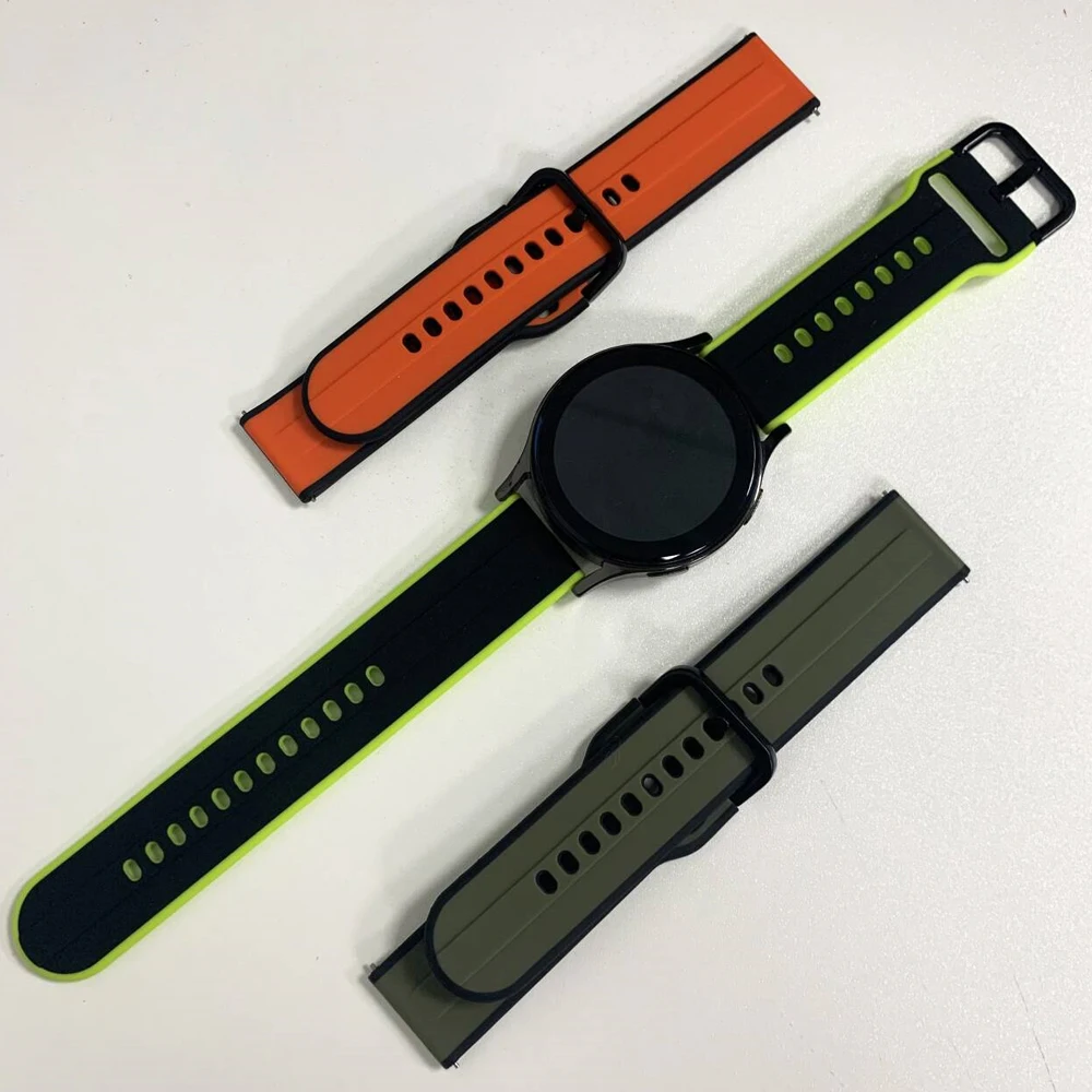 Pulsera deportiva de 22mm para SUUNTO RACE 2/S 9 PEAK PRO/DLC RACE VERTICAL OCEAN RUN, correa de repuesto para correa de silicona Polar Vantage M3 - imagen 2