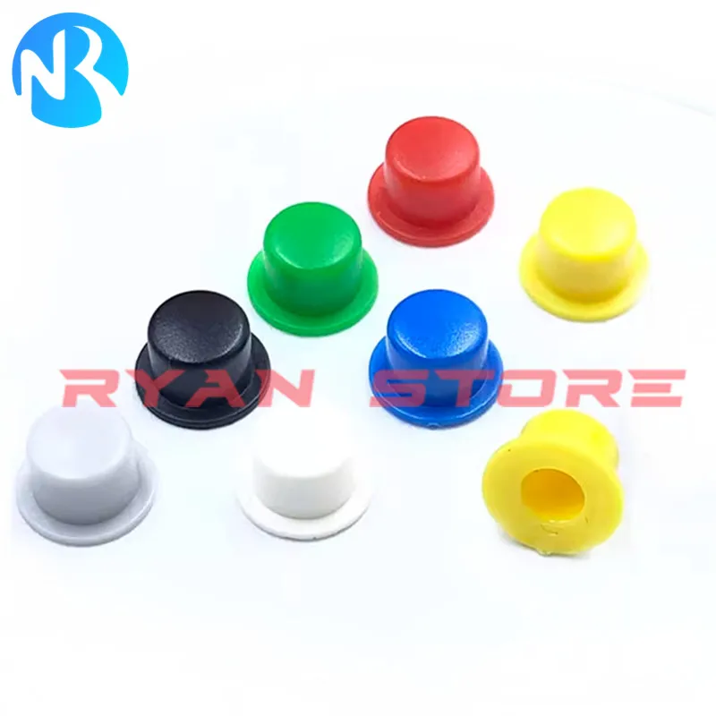 Interruptor de botón táctil A101, tapa redonda, 1000x5,5 MM, forma de sombrero para 6x6, 6x6MM, microinterruptor táctil, Agujero interior de 4,5 MM y 3,1 MM, 3,4 piezas - imagen 4