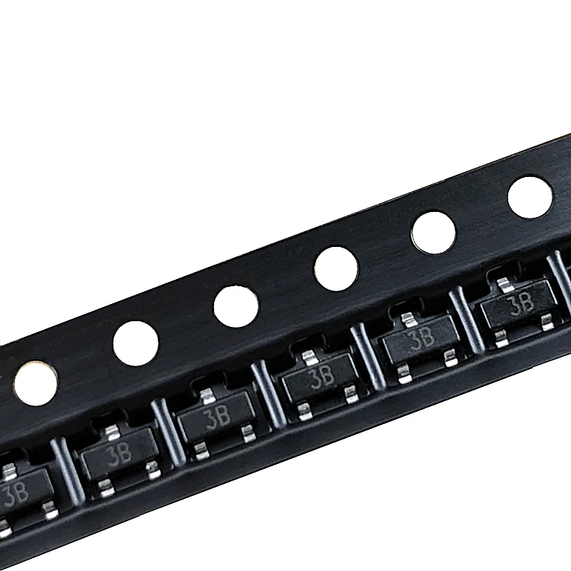 (100 piezas) BC856B BC856 SOT-23 SMD Triodo PNP Transistor de señal (marcado 3B)