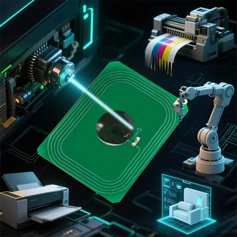 4 Uds C835 Chip de cartucho de tóner de repuesto Compatible con OKI 824 834 844 C824N C824DN C834NW C834DNW C844DNW C835DNW Chip láser