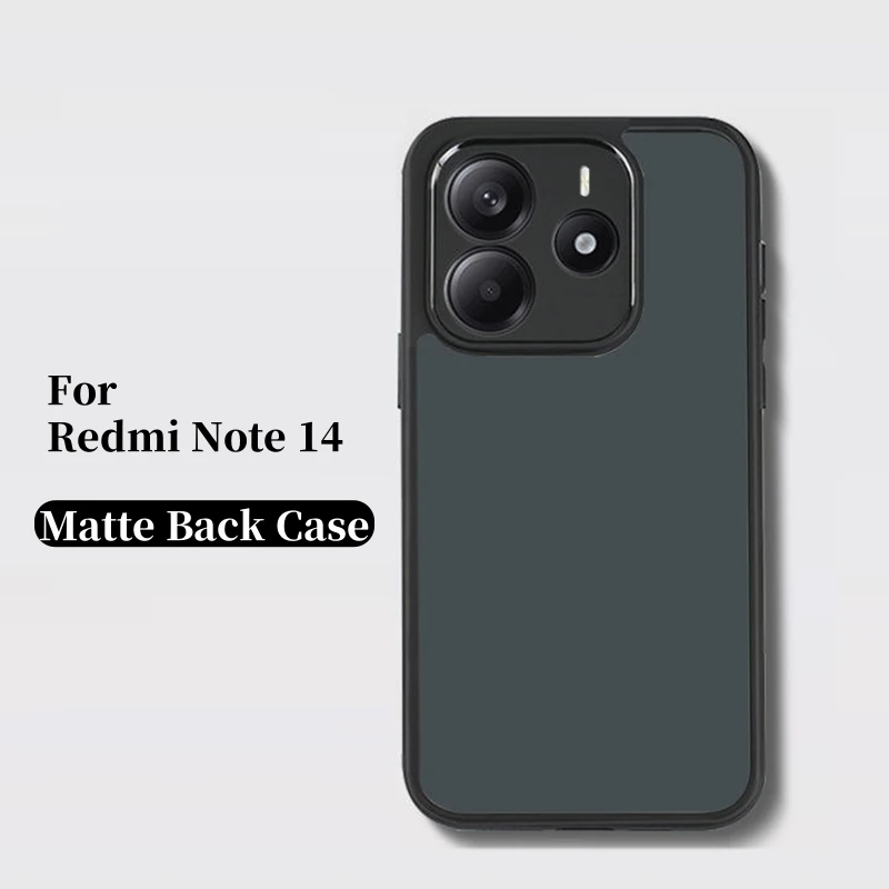 Para Redmi Note 14 Funda para Xiaomi Redmi Note 14 Funda Coque duro transparente PC suave TPU borde a prueba de golpes Shell Redmi Note 14 - imagen 3