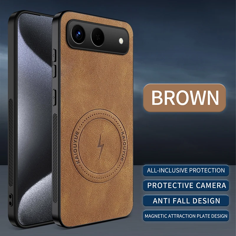 Para Tecno Spark Go Funda de lujo de moda de cuero magnético Funda amigable con la piel para Tecno Spark go 5G Funda de parachoques a prueba de golpes