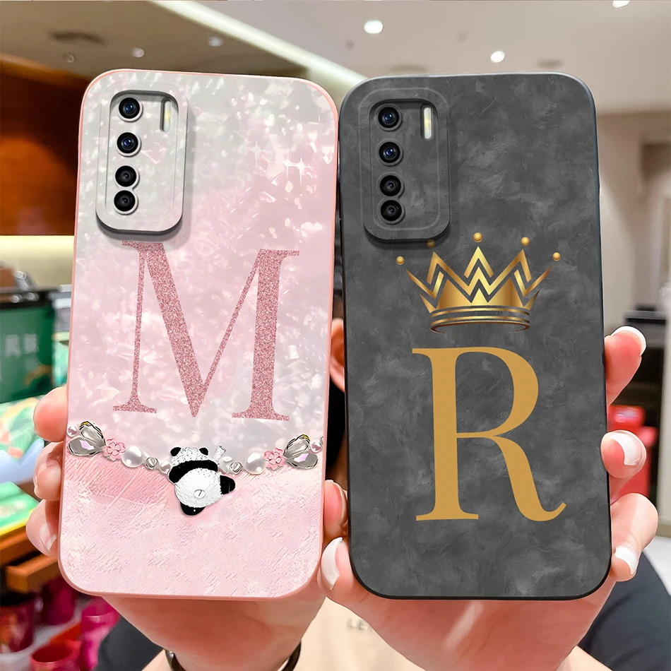 Para Oppo F15 F17 Pro Funda de teléfono letras creativas Funda protectora de alta calidad para Oppo F 15 F 17 carcasa de silicona líquida suave - imagen 2